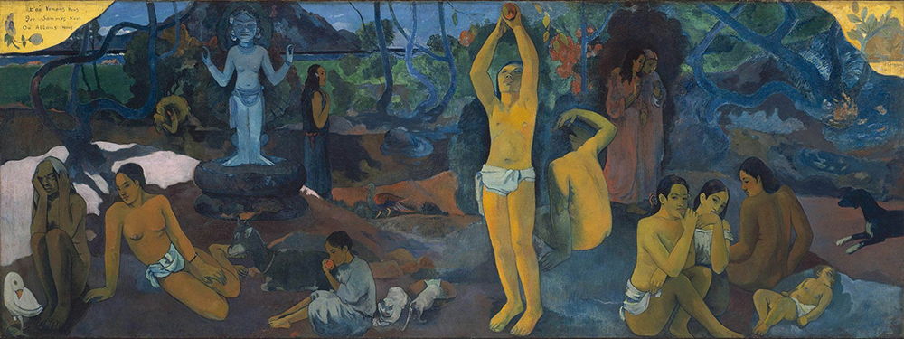 Paul Gauguin Where Do We Come From, What Are We, Where Are We Going, 1897-98 oil painting reproduction