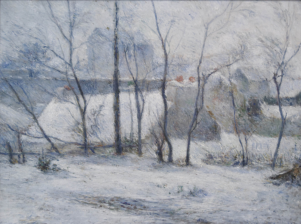 Paul Gauguin Winter Landscape, 1879 oil painting reproduction