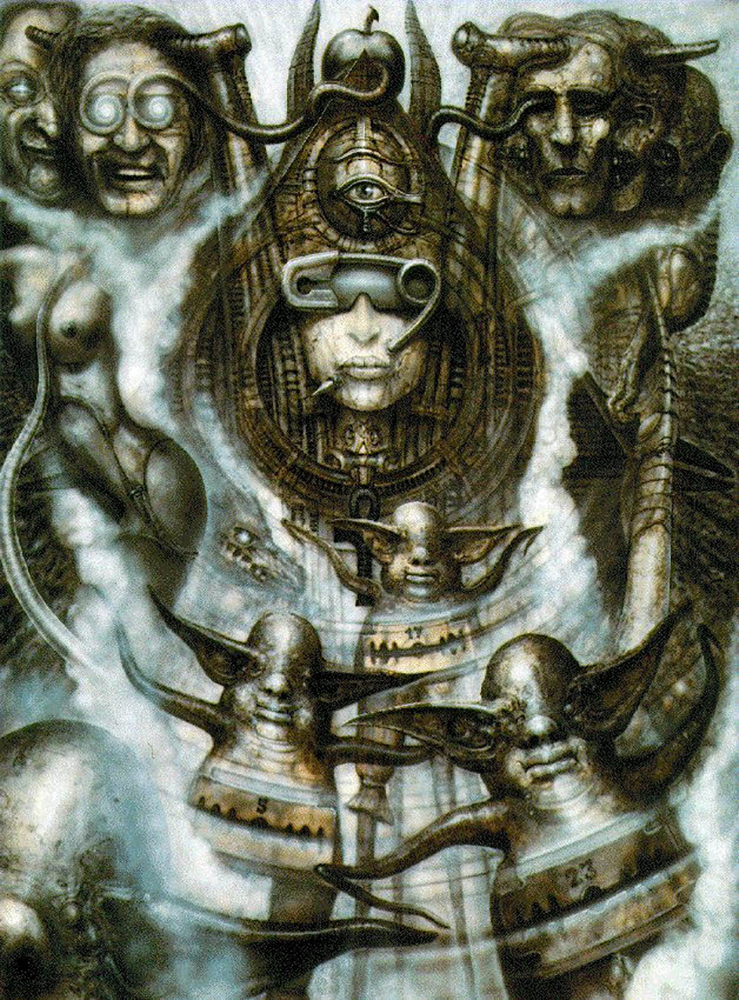 H.R. Giger Untitled 34 oil painting reproduction