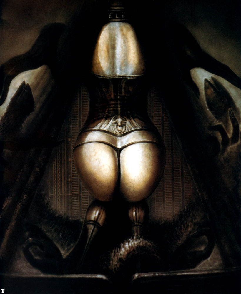 H.R. Giger ELP IX oil painting reproduction