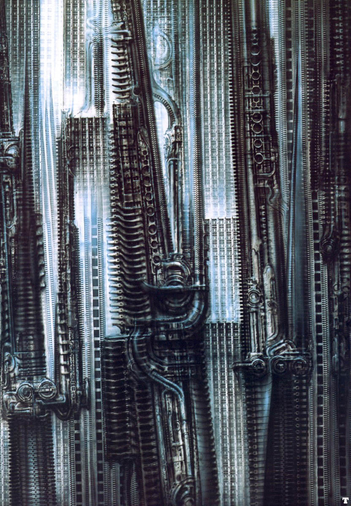 H.R. Giger New York City IV  oil painting reproduction