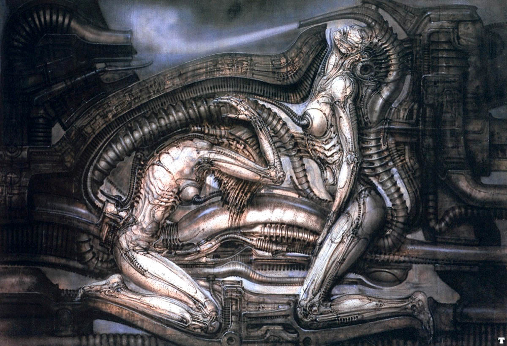 H.R. Giger Eroto Mechanics VII oil painting reproduction