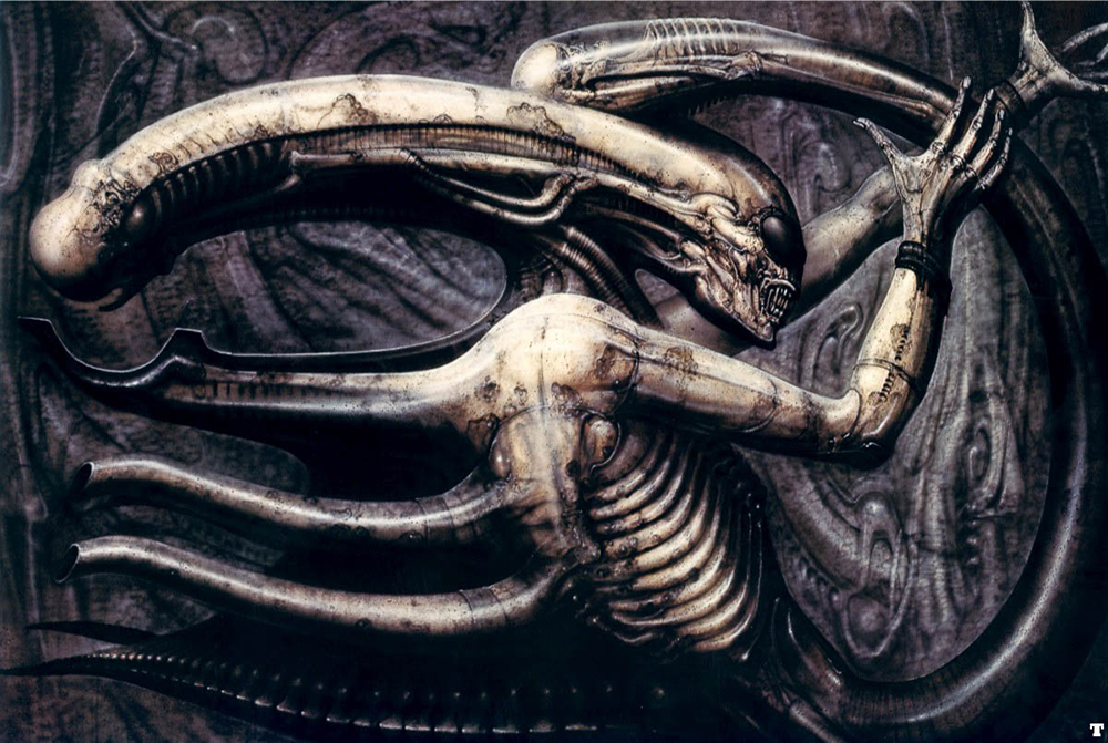 H.R. Giger Necronom IV oil painting reproduction