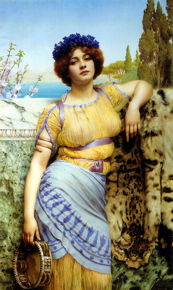 John William Godward Ionian Dancing Girl oil painting reproduction