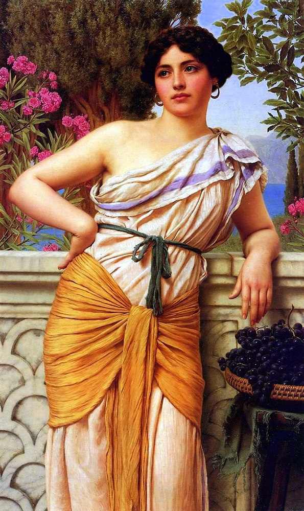 John William Godward Rich Gifts oil painting reproduction