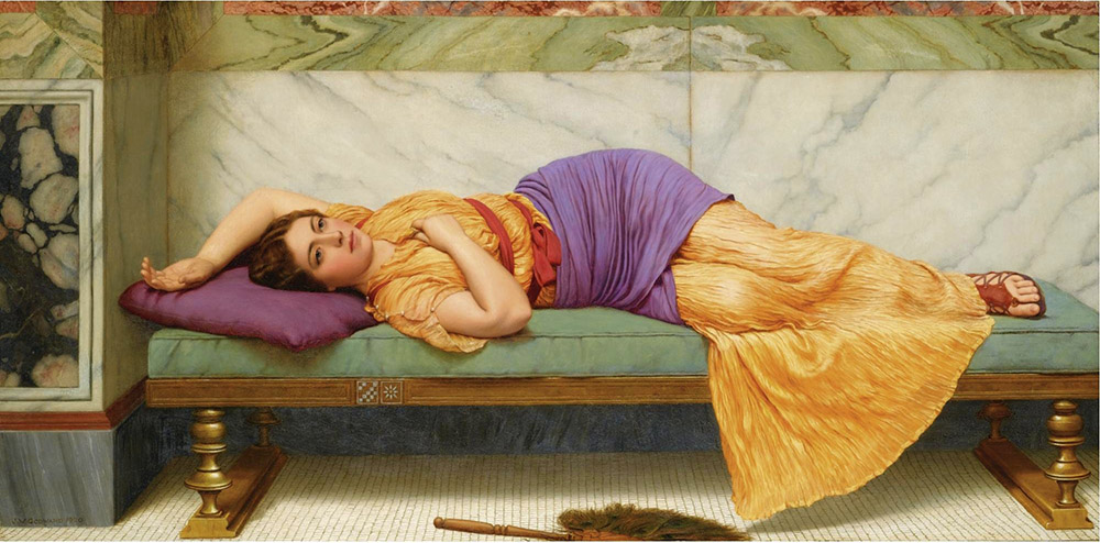 John William Godward The Day Dream oil painting reproduction