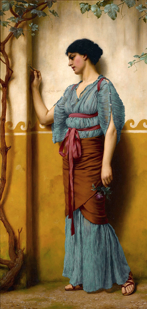 John William Godward The Trysting Place oil painting reproduction