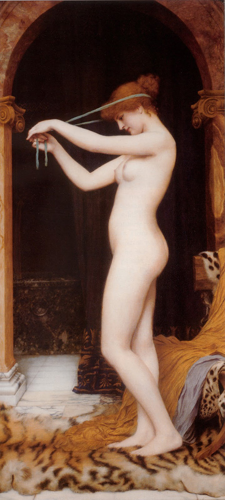 John William Godward Venus of Urbino oil painting reproduction