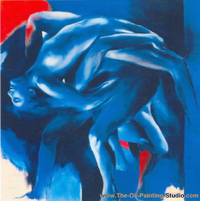 Modern Art - Nude - Frauenkorper painting for sale Gas1