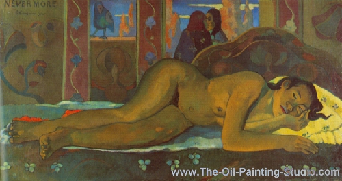 Paul Gauguin Nevermore oil painting reproduction