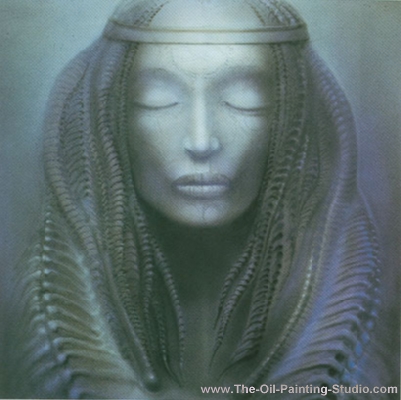 H.R. Giger Brain Salad Surgery oil painting reproduction