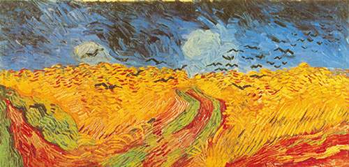 Vincent Van Gogh Crows over the Wheat Field oil painting reproduction