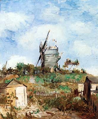 Vincent Van Gogh The Moulin De Blute-Fin oil painting reproduction