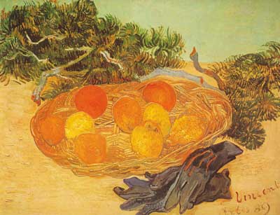 Vincent Van Gogh Still Life of Oranges and Lemons oil painting reproduction