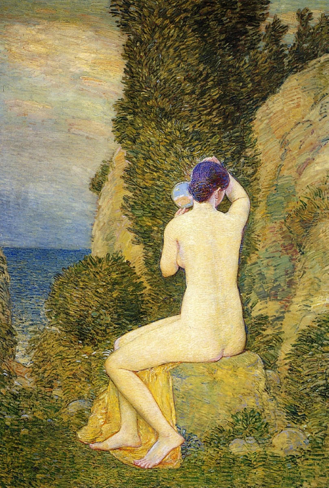 Frederick Childe Hassam Aphrodite, Appledore, 1908 oil painting reproduction