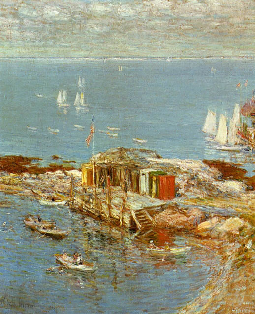 Frederick Childe Hassam August Afternoon, Appledore, 1800 oil painting reproduction