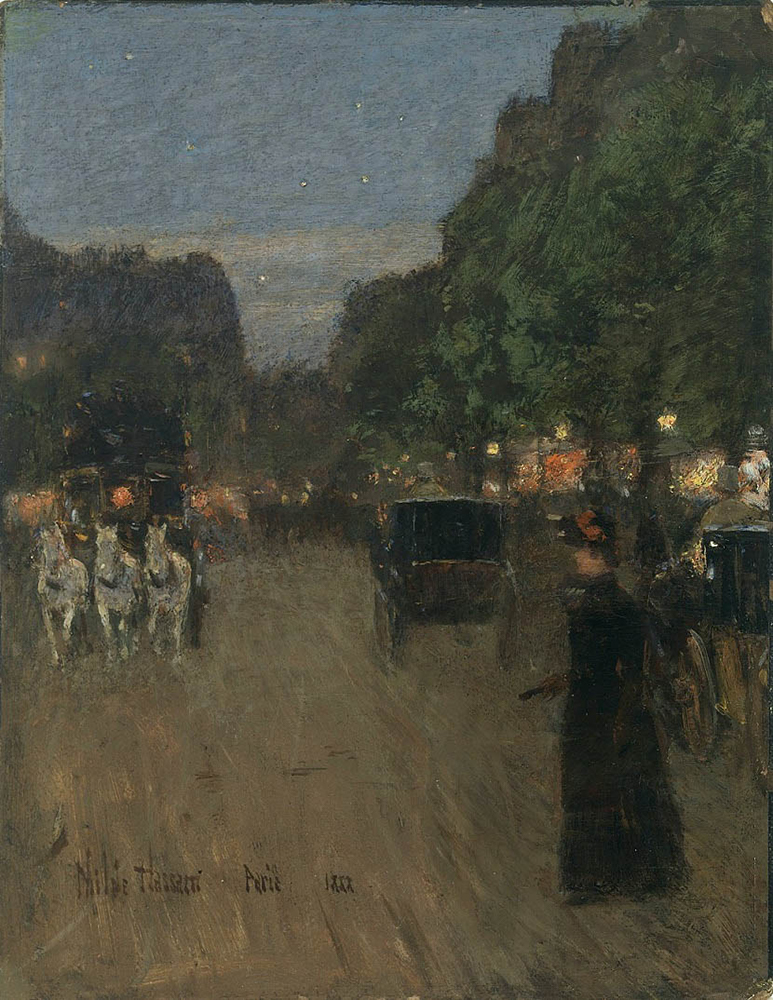 Frederick Childe Hassam Bois de Boulogne, 1888 oil painting reproduction
