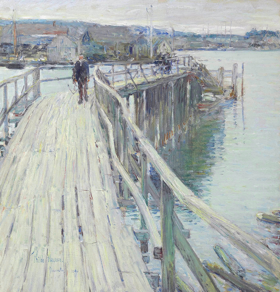 Frederick Childe Hassam Dock Scene, Gloucester, 1894 oil painting reproduction