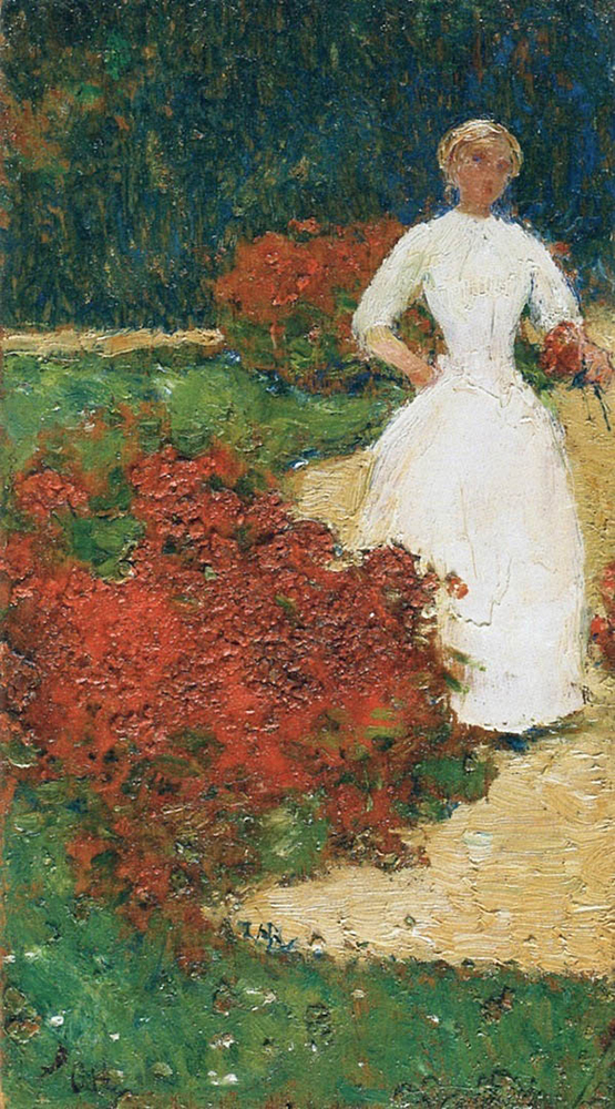 Frederick Childe Hassam In the Luxembourg Gardens, 1888 oil painting reproduction