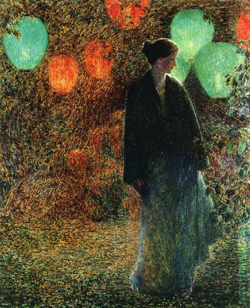Frederick Childe Hassam July Night, 1898 oil painting reproduction