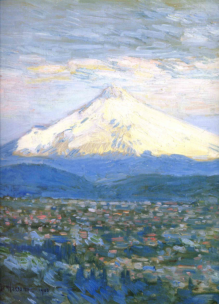 Frederick Childe Hassam Mount Hood (detail), 1908 oil painting reproduction