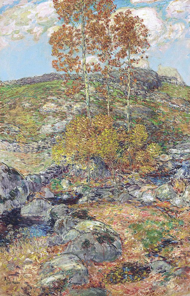 Frederick Childe Hassam October Gold, 1901 oil painting reproduction