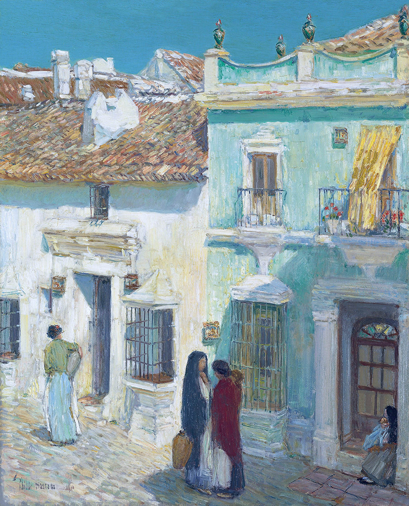 Frederick Childe Hassam Plaza de la Merced, Ronda, 1910 oil painting reproduction