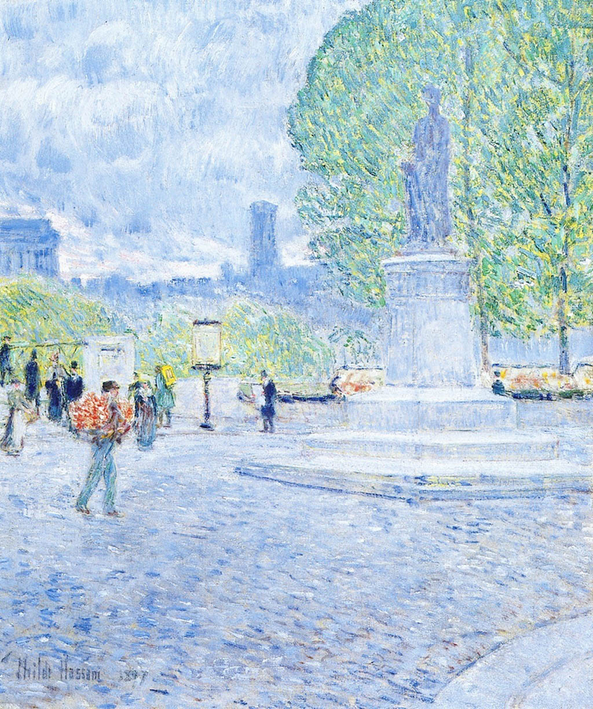 Frederick Childe Hassam Quai Malaquais, 1897 oil painting reproduction