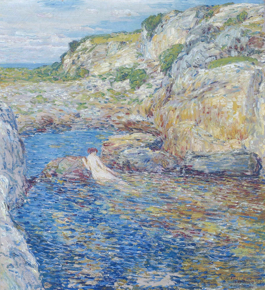 Frederick Childe Hassam Rockweed Pool, 1902 oil painting reproduction