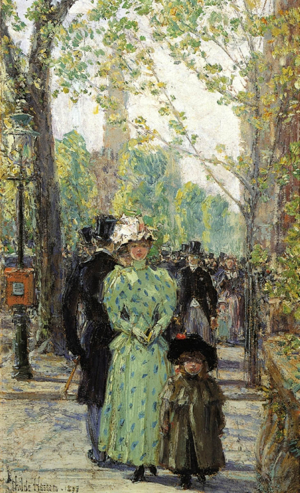 Frederick Childe Hassam Sunday Morning, 1897 oil painting reproduction