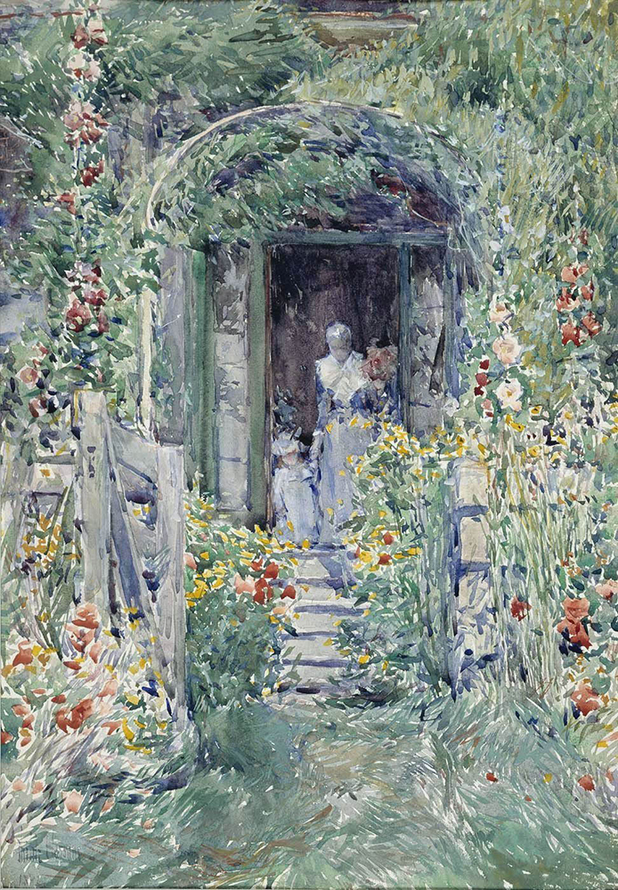 Frederick Childe Hassam The Garden in Its Glory, 1892 oil painting reproduction
