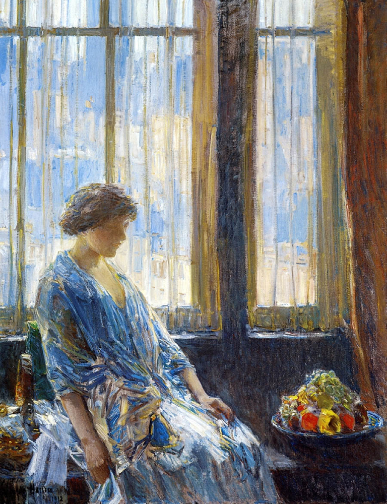 Frederick Childe Hassam The New York Window, 1912 oil painting reproduction