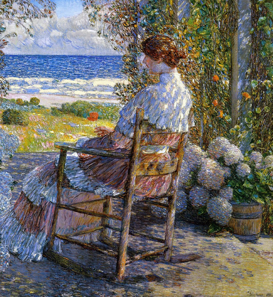 Frederick Childe Hassam The Sea, 1892 oil painting reproduction