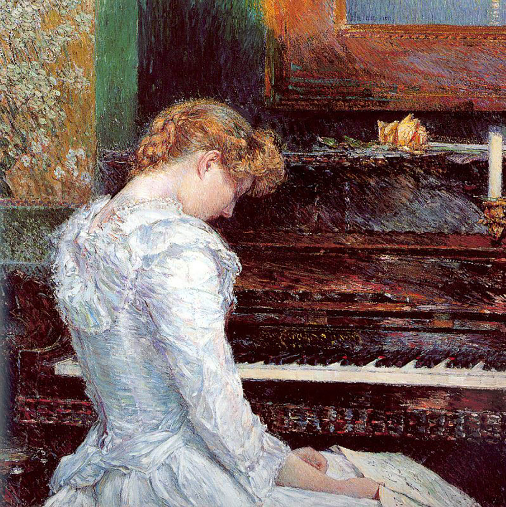 Frederick Childe Hassam The Sonata, 1893 oil painting reproduction