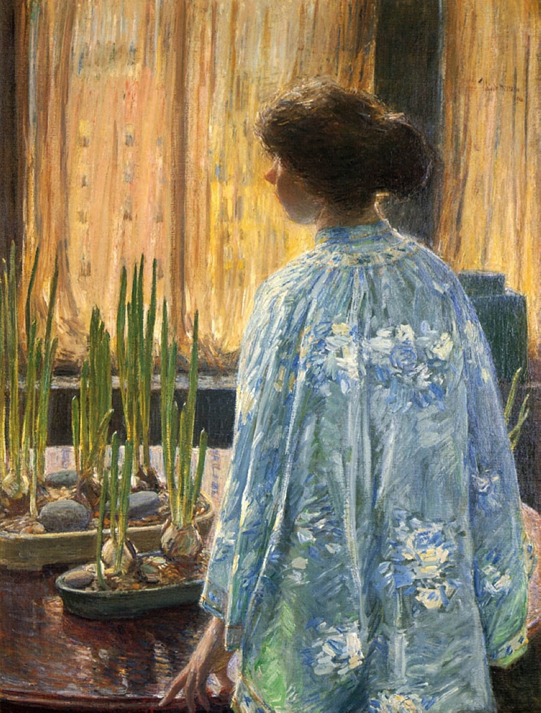 Frederick Childe Hassam The Table Garden, 1910 oil painting reproduction