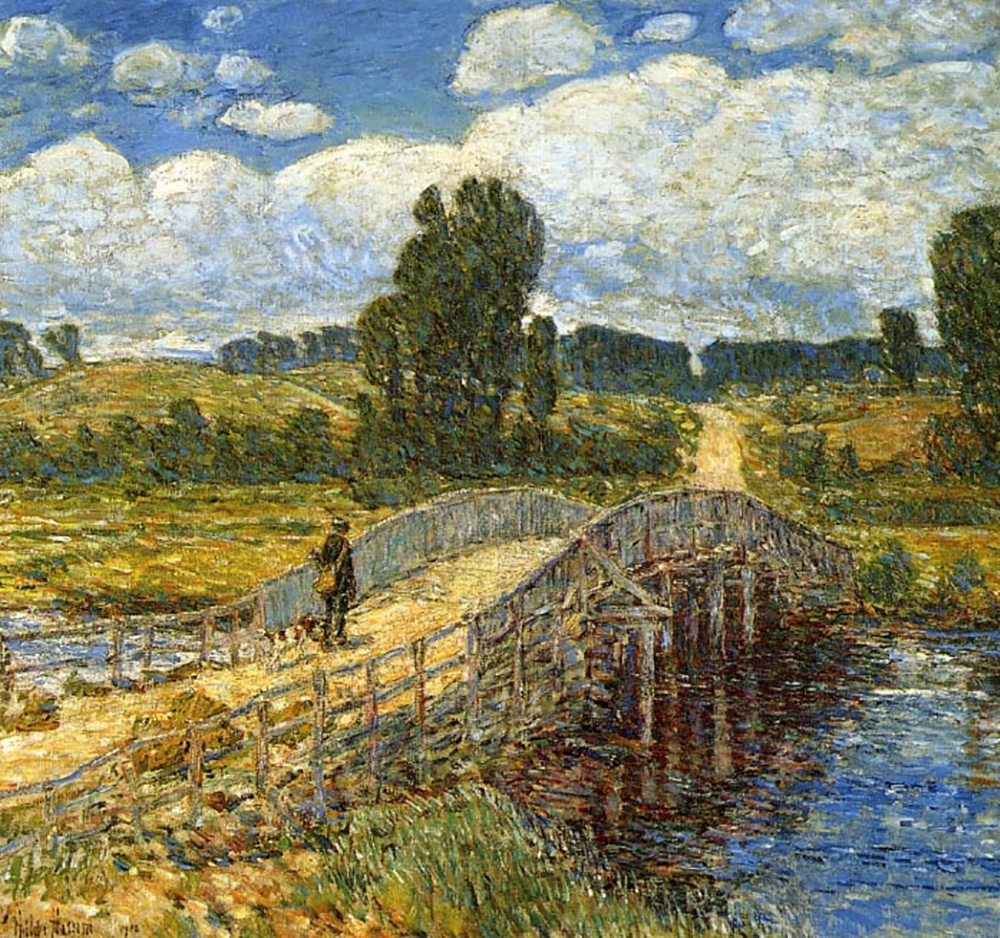 Frederick Childe Hassam Bridge at Old Lyme, 1908 oil painting reproduction