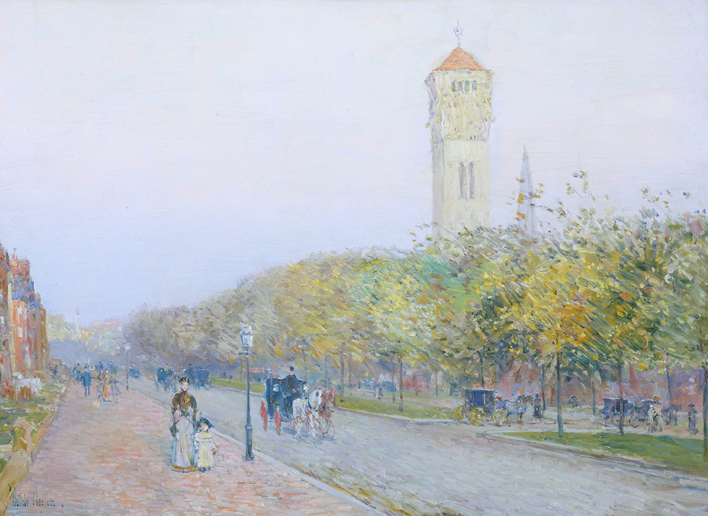 Frederick Childe Hassam Commonwealth Avenue, Boston, 1892 oil painting reproduction