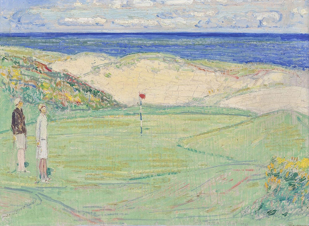Frederick Childe Hassam East Course, Maidstone Club, 1926 oil painting reproduction