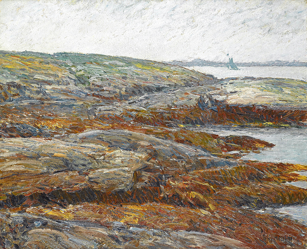 Frederick Childe Hassam Land's End, Coast of Maine, 1800 oil painting reproduction