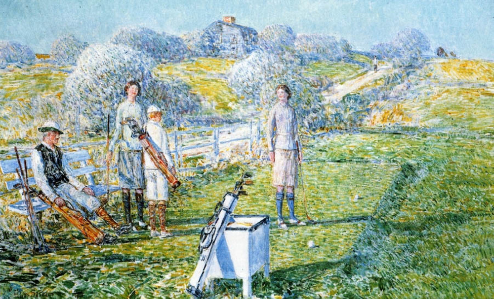 Frederick Childe Hassam Mixed Foursome, 1923 oil painting reproduction