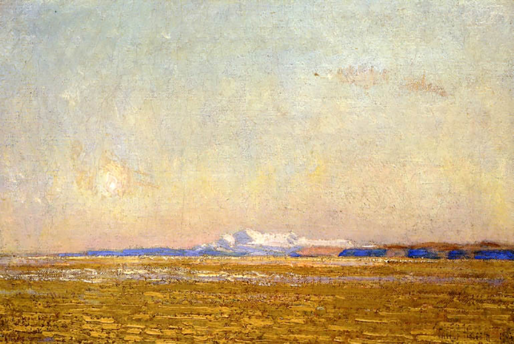 Frederick Childe Hassam Moonrise at Sunset, Harney Desert, 1908 oil painting reproduction