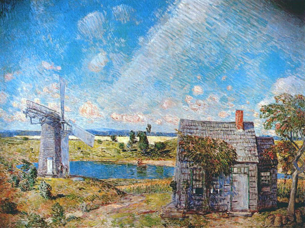 Frederick Childe Hassam Old Long Island Landscape, 1920 oil painting reproduction