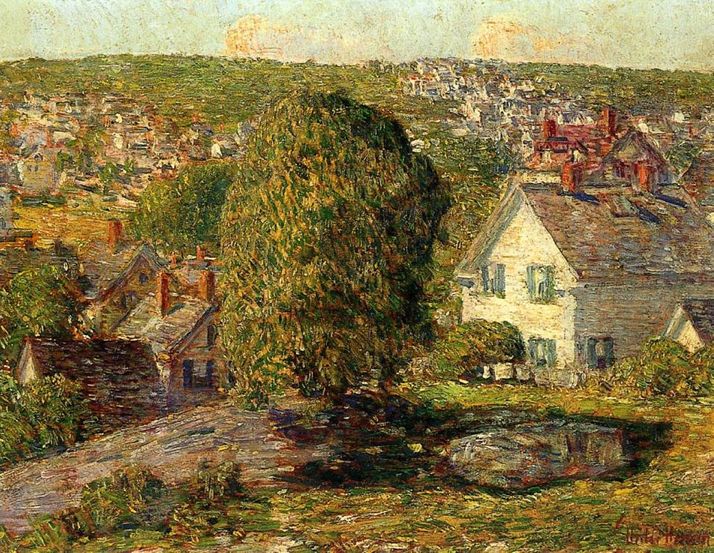 Frederick Childe Hassam Outskirts of East Gloucester, 1918 oil painting reproduction