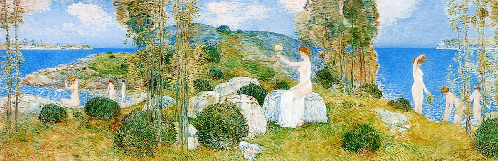 Frederick Childe Hassam The Bathers, 1904 oil painting reproduction