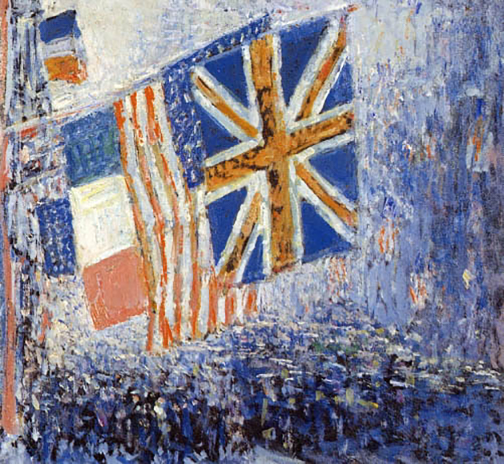Frederick Childe Hassam The Big Parade, 1917 oil painting reproduction