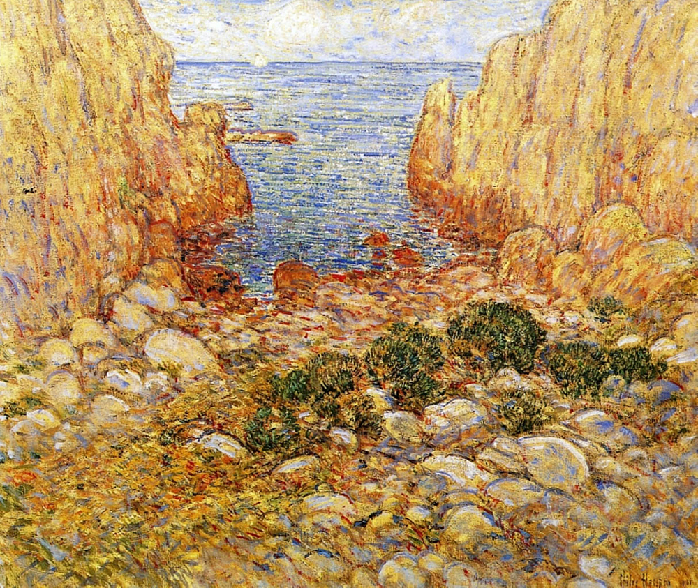Frederick Childe Hassam The Gorge - Appledore, Isles of Shoals, 1901 oil painting reproduction