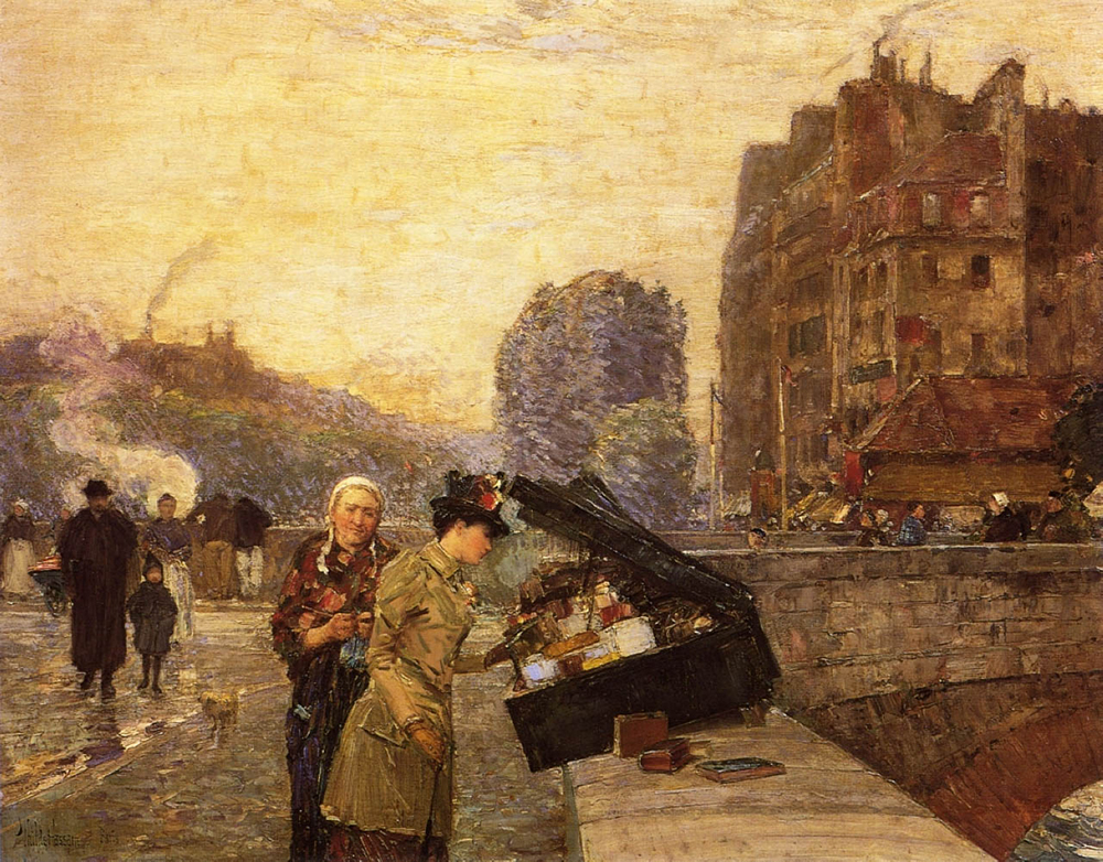 Frederick Childe Hassam The Quai St. Michel, 1888 oil painting reproduction