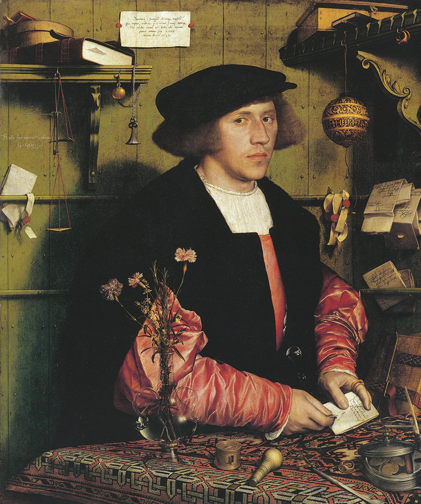 Hans Holbein the Younger Portrait of the Merchant Georg Gisze. 1532 oil painting reproduction