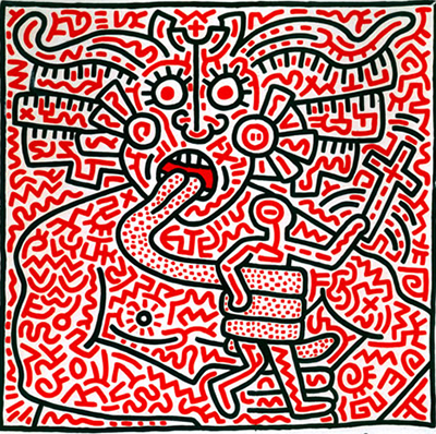 Keith Haring Untitled 1983 oil painting reproduction