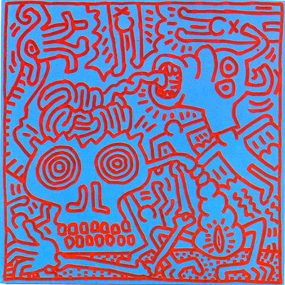 Keith Haring Untitled 1984c oil painting reproduction